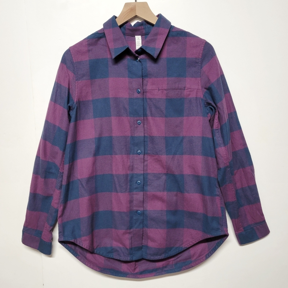 Lululemon Full Day Ahead Flannel Shirt